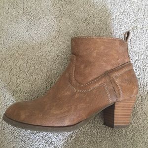 Faux Leather Booties
